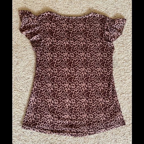 Women’s Sz Large Furnex Brand Cheetah Print Top - Picture 9 of 10